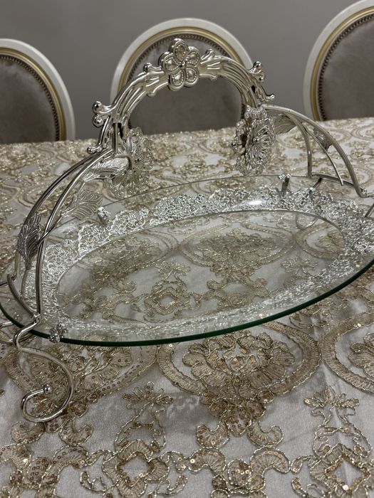 Фруктовница из мельхиора 4шт