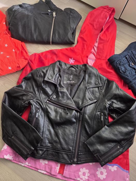 Пролетно кожено яке Reserved, LC Waikiki, Levi's, Benetton