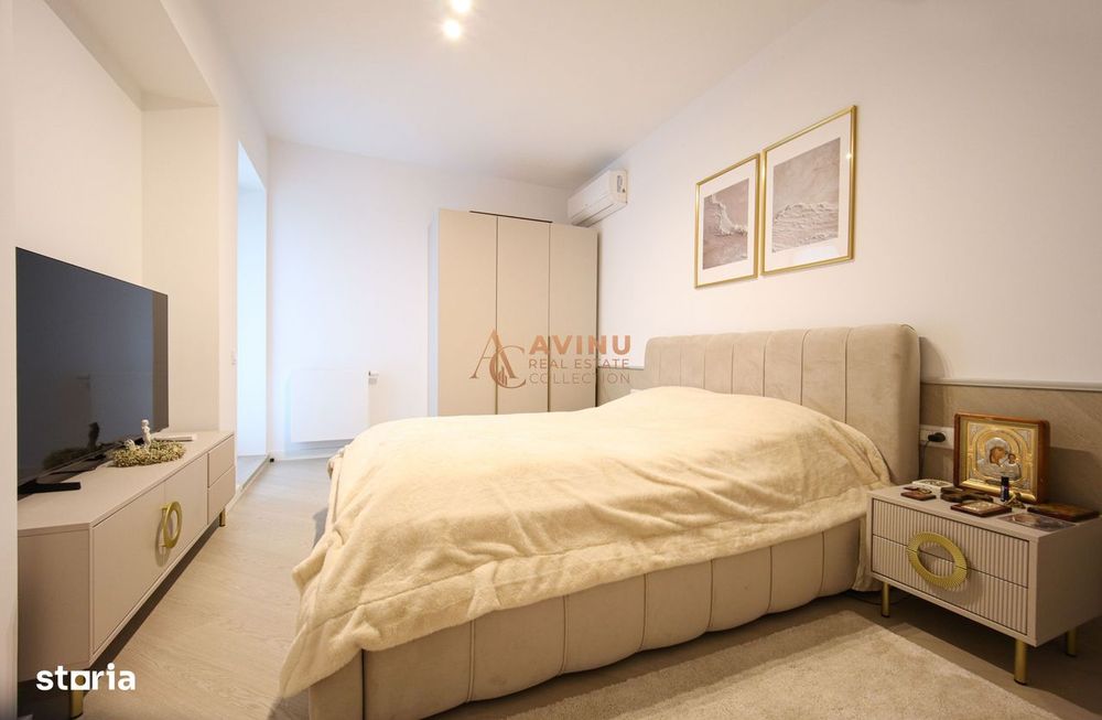 Cortina North | 2 Camere | 45+5mp | Etaj 9 | 700€ / Luna