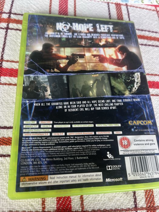 Resident evil 6 xbox 360