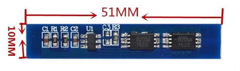 Fdc 2s 2 схема подключения BMS 1S 2S 3S 4S платы защиты зарядки LI ION аккумуляторов 18650: 1 150 тг. - Акс