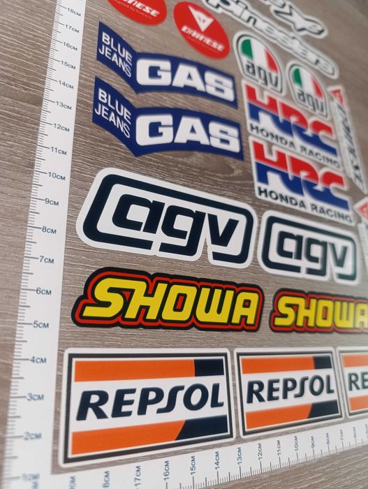 Стикери за ХОНДА Honda Alpinestars GRC AGV Showa и др.