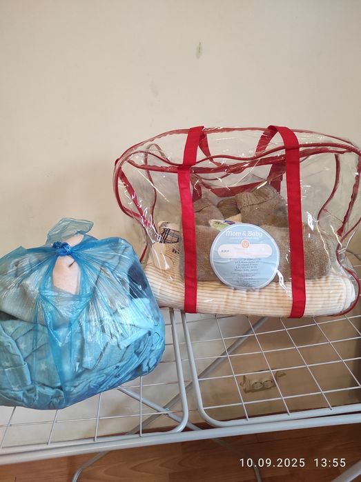 Сумка в роддом конверт для выписки комбинезон