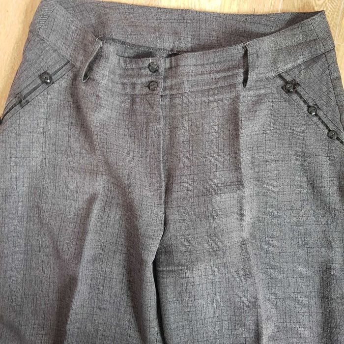 брюки женские серые 56 размер
