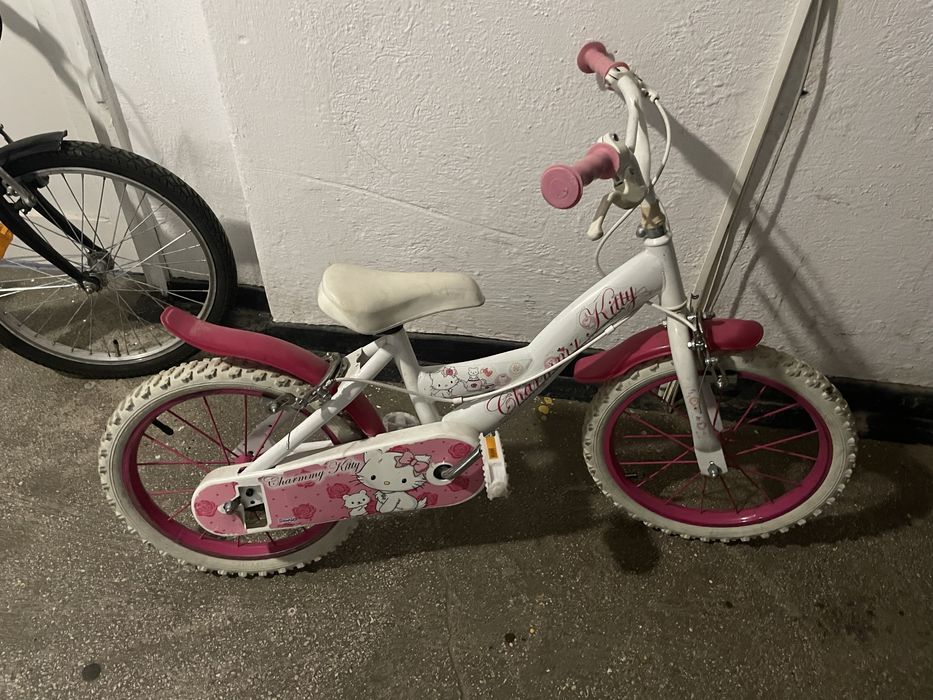 Bicicleta fetite hello kitty