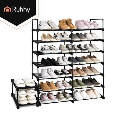 Метална етажерка за обувки / Поставка за обувки / Рафт за обувки