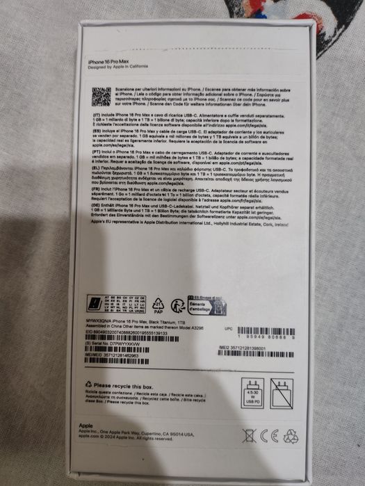 IPHONE 16 pro max