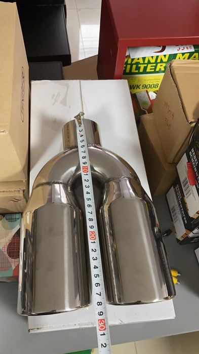 Difuzor Dublu Bara Spate Model M5 Negru Lucios BMW Seria 5 F10 F11