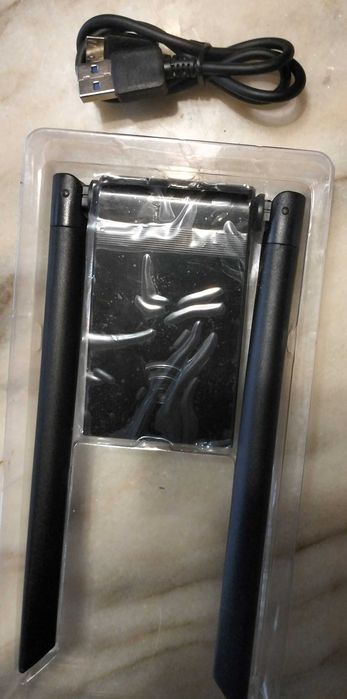 Dual band high power wireless / 2.4ghz и 5ghz / wifi usb 3.0 adapter с две антени