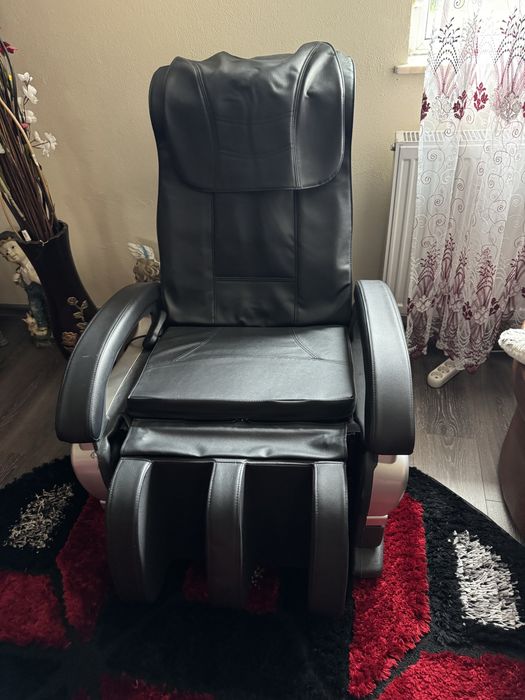 Fotoliu masaj culoare negru
