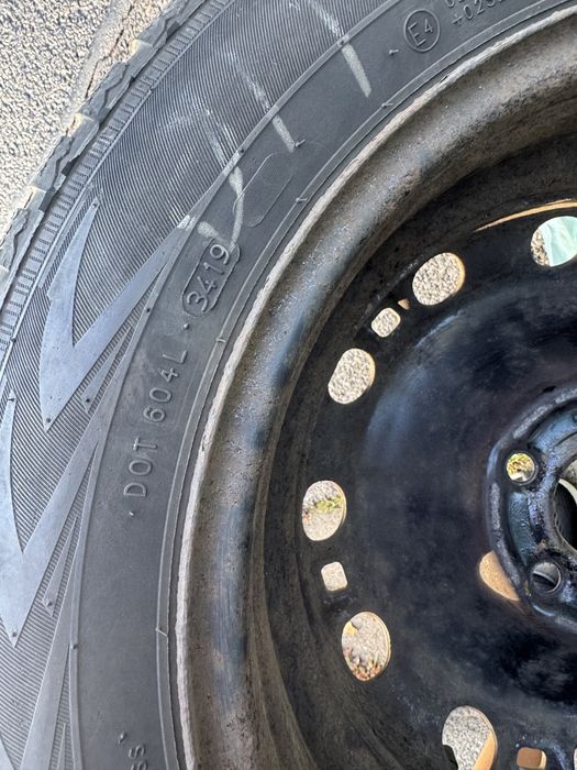 Jante tanla 5x100 cu anvelope iarna 185/60/15