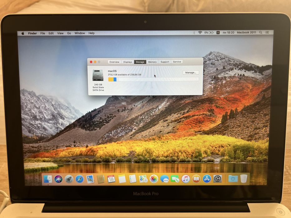 MacBook Pro 2011 13” / SSD 240GB / Работи добре