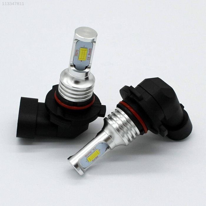 2 БРОЯ LED Диодни крушки HB4 9006 100W 12V +100% повече светлина