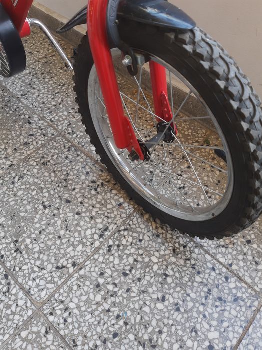 Детско колело (изцяло метално) на Спайдър мен 16 цола