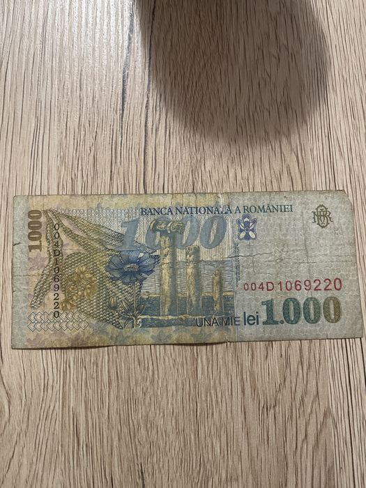 Bacnota 1000 lei Mihai Eminescu