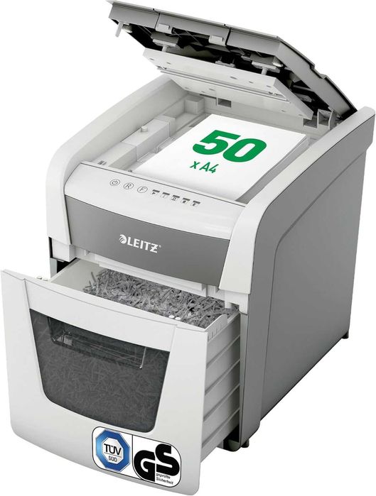 Шредер за хартия Leitz IQ Office P4, тиха работа