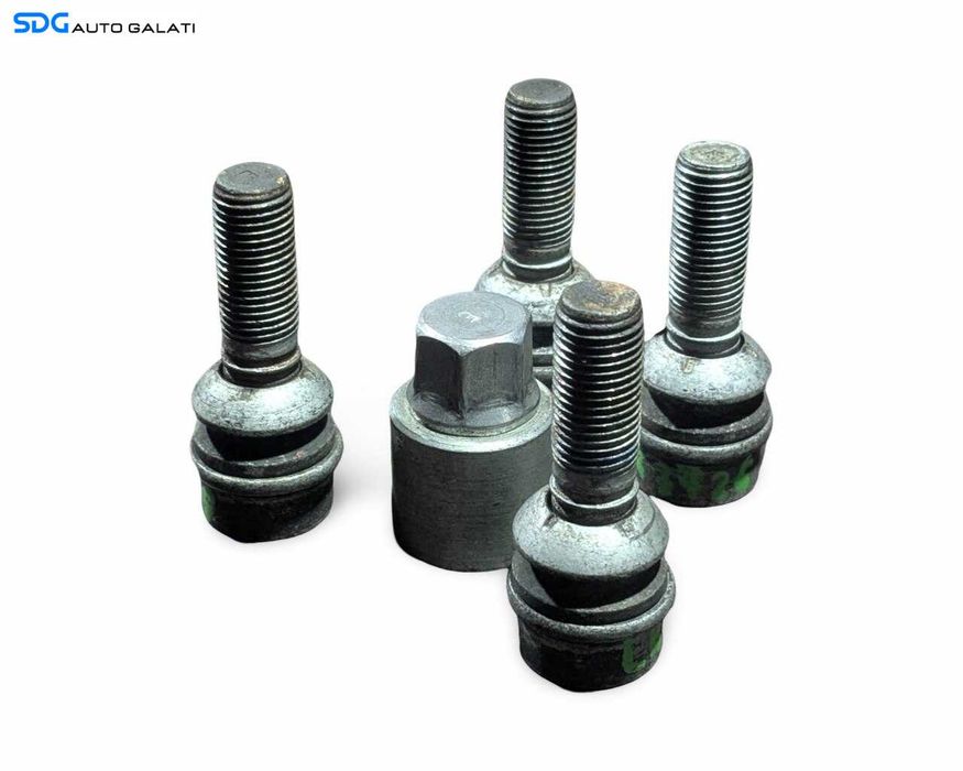 Set Prezoane cu Cheie Antifurt Roti Jante Volkswagen Touareg 7L 2002 - 2010 [LR3726]