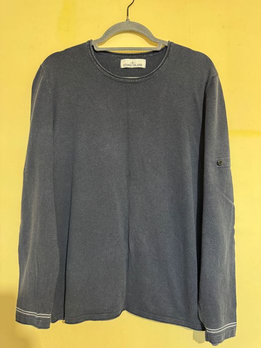 Stone Island David TC Vintage Jacket.Pull Lightweat Knit Sweater.