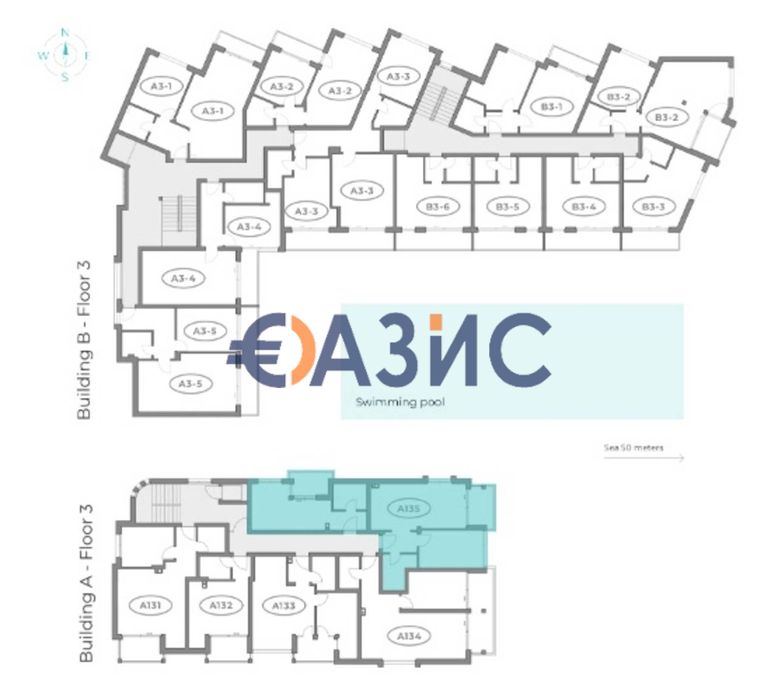 Продава се Тристаен апартамент в Обзор - 96 кв.м за 1940 €/кв.м - Снимка #12