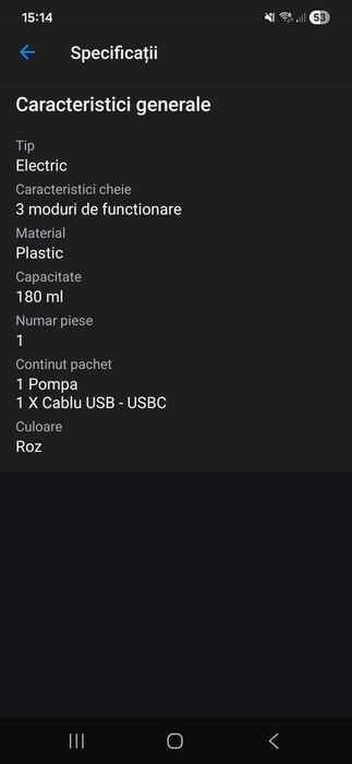 Vand  pompa de san electrica  portabila la 70 de lei