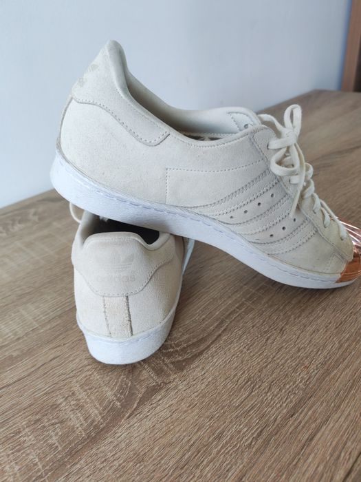 Adidas Superstar 80s Metal Toe S75057 | Piele întoarsă | Mărimea 41 1/3