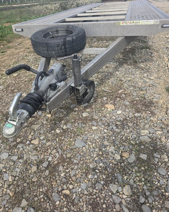 Trailer dublu full aluminiu 640kg