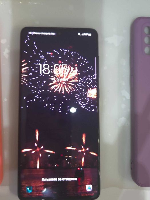 Смартфон Samsung Galaxy A71, 128GB, 6GB RAM, 4G+калъфи+зарядно