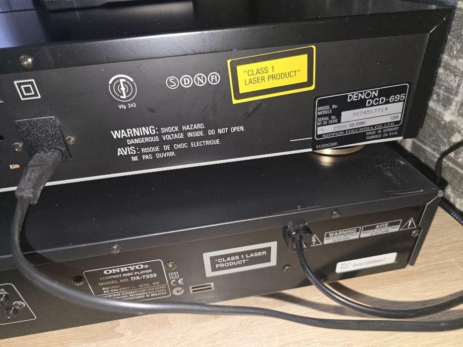 Pachet Hi-Fi Vintage: CD Player Denon DCD-695 + Onkyo DX-7333