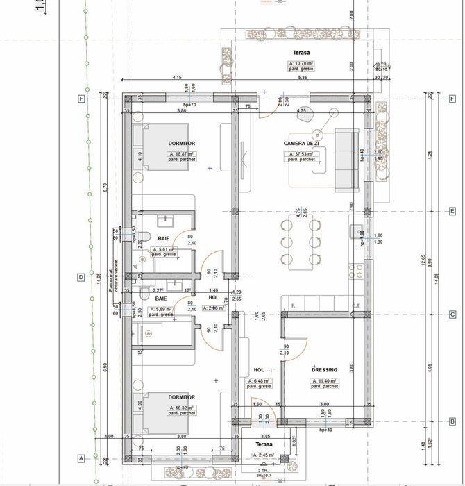 Casa Carcea premium parter toate utilitatile