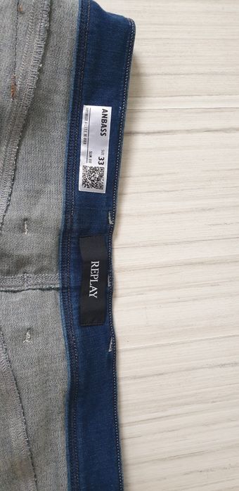 Replay Milano Anbass  Slim Fit  33/34 НОВО! ОРИГИНАЛ Мъжки Дънки!