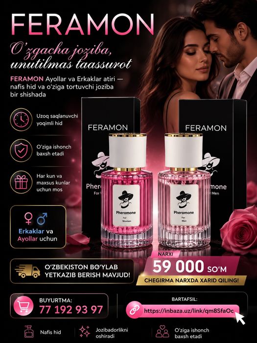 FERAMON Ayollar va Erkaklar atiri