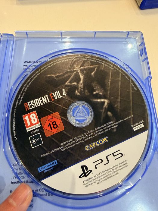 Residen Evil 4 диска е в отлично състояние