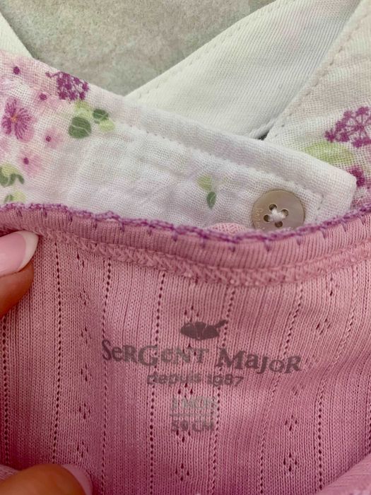 Летен комплект от 3 част за новородено момиче на Sergent Major