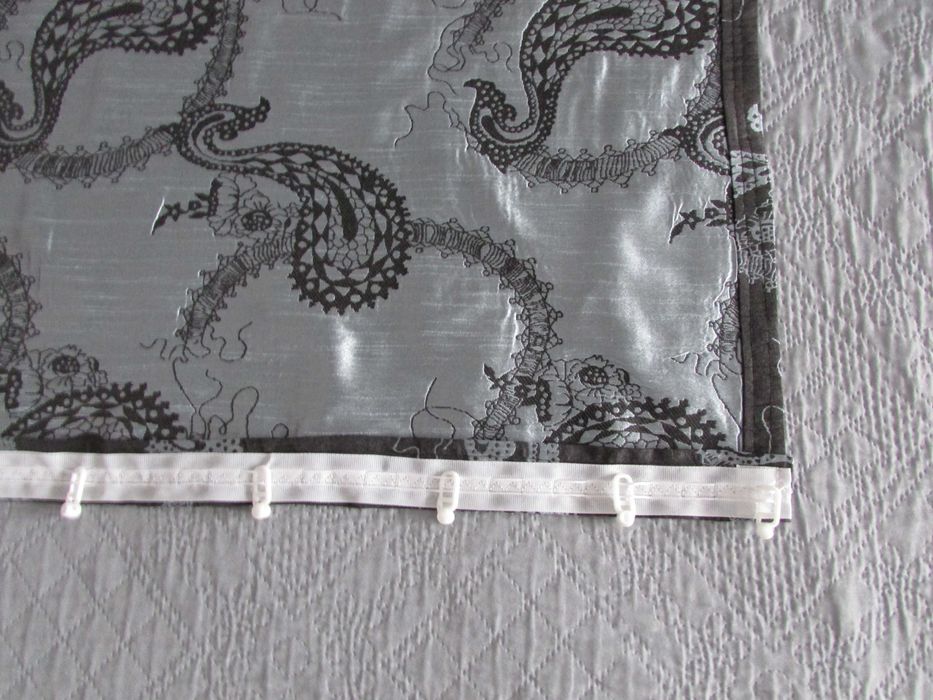 Ушити завеси с налични PVC кукички