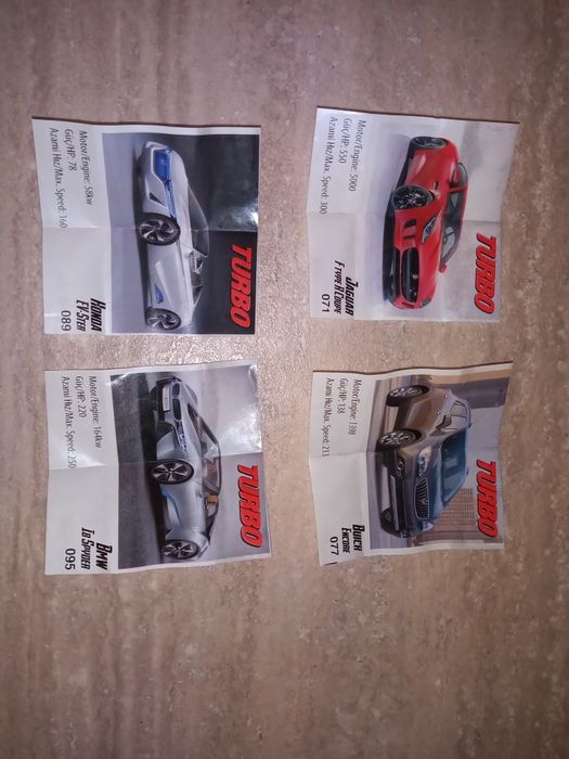 Стикери Кока кола, картинки от дъвки Турбо.