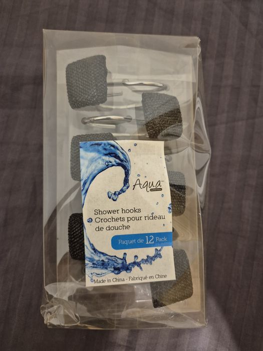 Крючки для душевой шторки Aqua Collection