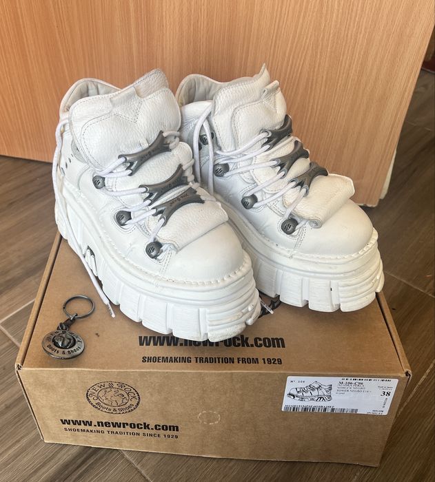 Обувки NEW ROCKS ORIGINAL  бели