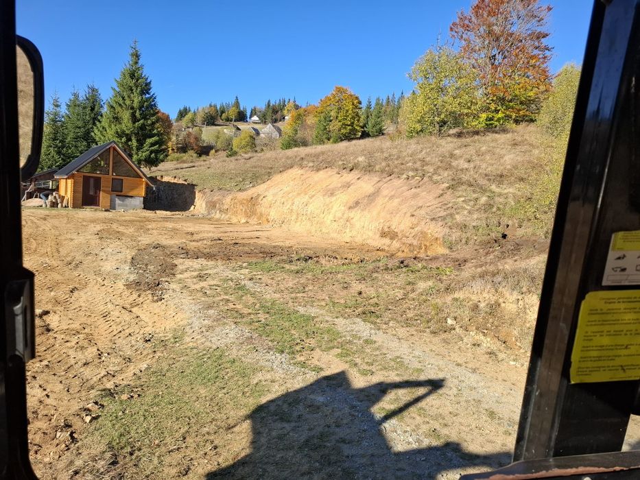 Servicii Miniexcavator / Buldoexcavator și basculă 3.5t BELIȘ