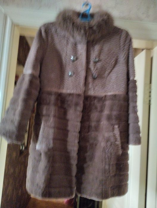 Шуба , полушубок, натуральный мех