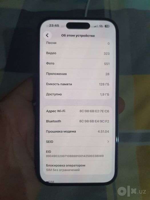 Iphone 14 pro lla reg , esim