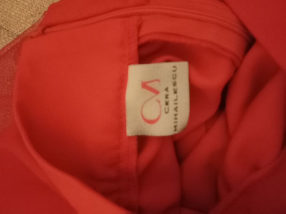 Bluza+fusta din tul cu dantelă