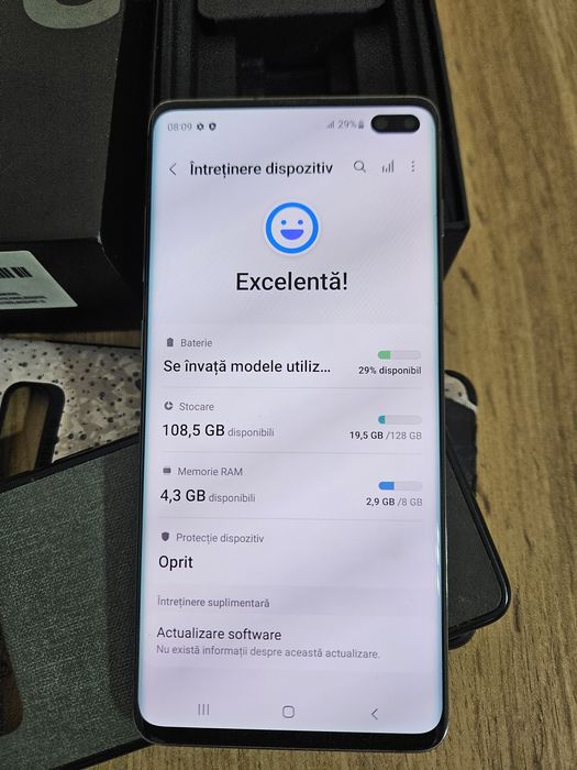 Samsung Galaxy S10 +, Dual SIM, 128GB, 8GB RAM,4G Ceramic Black