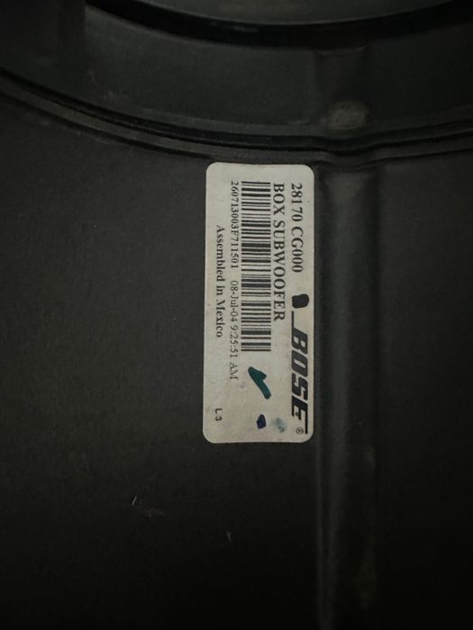 Продам сабвуфер infinity fx35