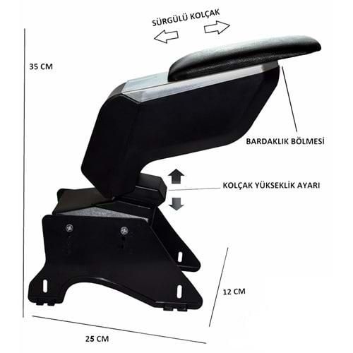 подлакътник конзола,барче автомобилно черно , черно със сива ...