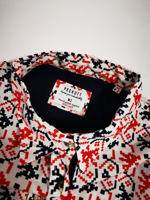 Camasa dama Peckott New England Apparel Heritage gen motiv traditional