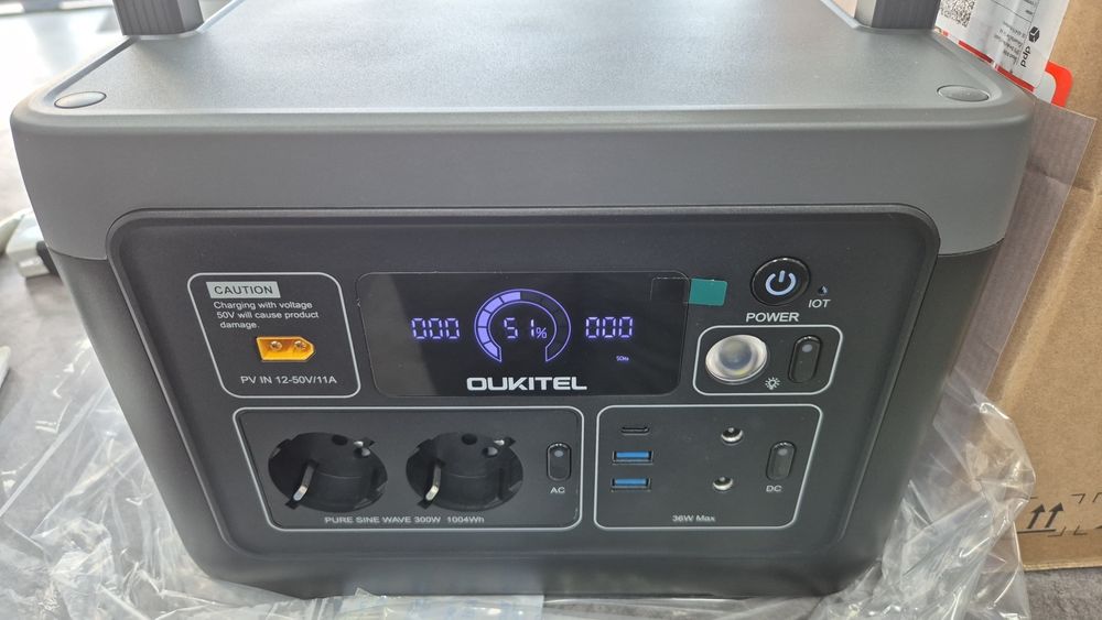 Stație încărcare portabilă, Oukitel P1001E, 1004 Wh!