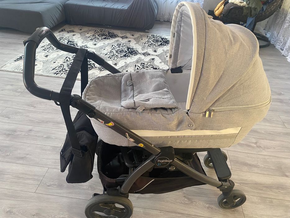 carut peg perego cu landou si geanta se poate folosi si ca minipatut