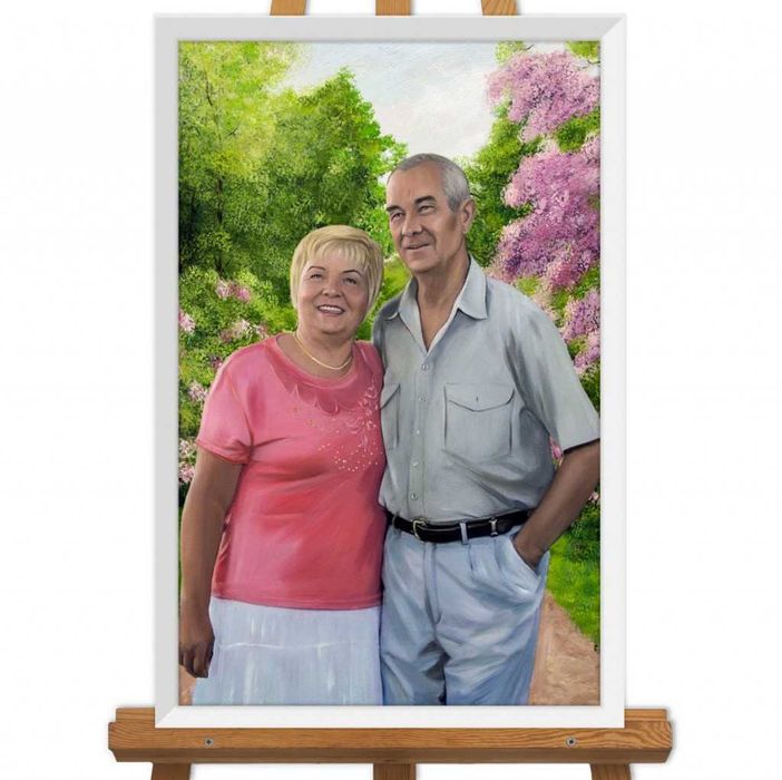 Cadoul perfect,pictura portret dupa poza