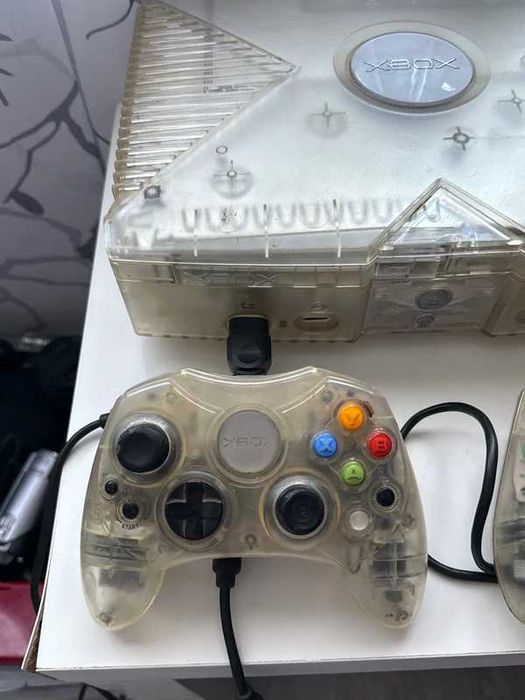 Consola Microsoft XBOX Crystal Clear Trasparent Classica