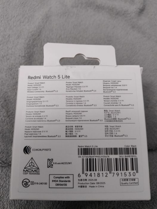 Vand Xiaomi Redmi watch 5 Lite in stare excelenta folosit de 2 ori